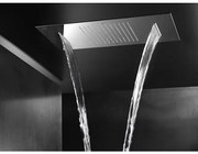 Hotbath Mate inbouwhoofddouche rechthoek 38x70cm chroom M143CR