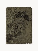 Glanzend hoogpolig vloerkleed Jimmy