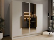 Kledingkast Arecibo 105, Kasjmier, 200x200x51cm, 160 kg, Kledingkast deuren: Met scharnieren, Aantal planken: 4, Aantal planken: 4