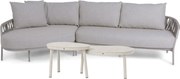 Hoek loungeset 5 personen Rope Taupe 4 Seasons Outdoor Calma/Livo