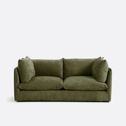 Bank 3-zit, getexureerd dik fluweel, Malo