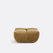 Poef, vintage ribfluweel, L83 cm, Nuria