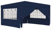 vidaXL Partytent met zijwanden professioneel 90 g/m² 4x4 m blauw