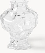 Mondgeblazen glazen vaas Ammonit, H 30 cm