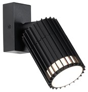 Design buiten plafondspot zwart IP44 - Boris