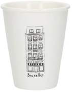 Gevel mok, Brussel Jean Stas, porselein, 200 ml