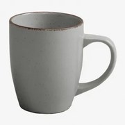 2-pack Koffiekopjes 34 Cl In Steengoed Ronilena Dolfijngrijs - Bruin - Sklum