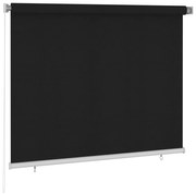 vidaXL Rolgordijn voor buiten 180x140 cm zwart