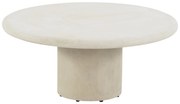 Hampton lounge tuintafel rond mortex beige 80xH35 cm 4 Seasons Outdoor