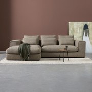 Hoekbank Met Divan Hoek Links Donkergrijs