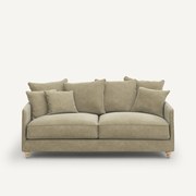 Omvormbare bank 3-zit. stonewashed fluweel, Lazare