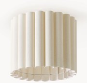 Plafondlamp Lucina van linnen