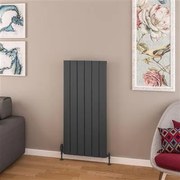 Eastbrook Withington radiator 55x120cm aluminium 1101W antraciet