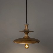 Dutchbone Cath S Walnut Houten Hanglamp Walnoot S