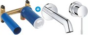 Grohe Essence New M-Size inbouw wastafelkraan met inbouwdeel 183mm Chroom