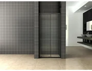 Wiesbaden Skyline nis schuifdeur 1400 x 2000 x 8 mm nano helder glas/mat zwart 20.3734