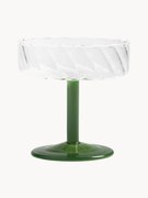 Handgemaakte champagneglazen Twirl van borosilicaatglas, 2-delig
