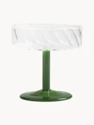 Handgemaakte champagneglazen Twirl van borosilicaatglas, 2 stuks