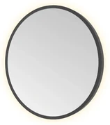 Hotbath &More Round spiegel 40cm geborsteld zwart PVD