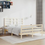 vidaXL Bedframe massief hout 120x200 cm