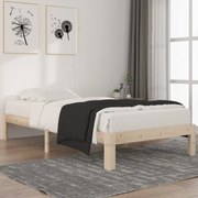 vidaXL Bedframe massief grenenhout 100x200 cm