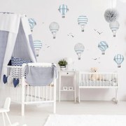 INSPIO Stickers Ballonnen in blauw