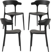 Set 4 Teul Stoelen