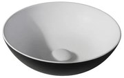 By Goof Waskom - opbouw - 38.5x13.8x38.5cm - Solid surface - Rond - Mat Zwart JBS6369