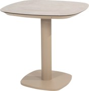 Manolo dining tuintafel 75x75x75 cm keramiek latte Taste 4SO