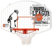 New Port Basketbal achterpaneel met ring glasvezel 16NY-WGO-Uni