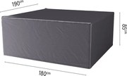 Platinum Aerocover tuinsethoes - Ademende hoes voor tuinset met rechthoekige tafels van 160 tot 180cm (inclusief stoelen)
