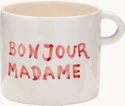 Handbeschilderde beker Madame