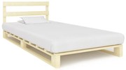 vidaXL Bedframe pallet massief grenenhout 90x200 cm