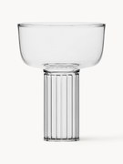 Handgemaakte champagneschaal Liberta van borosilicaatglas