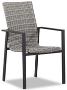 Tuinstoel stapelbaar Wicker Grijs-antraciet Lifestyle Garden Furniture Upton