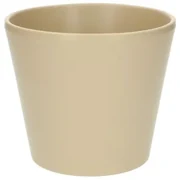 Bloempot'taps', aardewerk, kiezelgrijs,ø15,5 cm