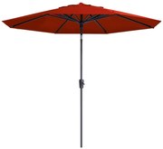 Madison Parasol Paros II Luxe 300 cm steenrood