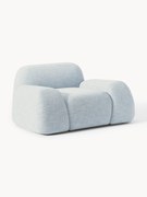 Bouclé loungefauteuil Wolke