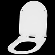 Kerra Makalu softclose toiletzitting met quick release wit glans