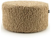 By-Boo Vista Ronde Hocker Teddy Beige 60 Cm