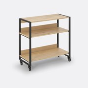 Opbergmeubel op wieltjes Hiba