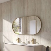 Ben Vita ovale spiegel 60x120 cm Mat Goud