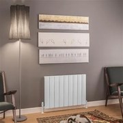 Eastbrook Tordino radiator 85x60cm aluminium 927W wit mat