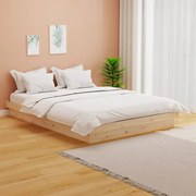 vidaXL Bedframe massief hout 120x200 cm