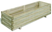 vidaXL Plantenbak verhoogd rechthoekig 120x40x30 cm hout