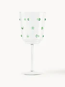 Mondgeblazen wijnglazen Nob van borosilicaatglas, 2 stuks