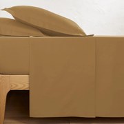 Effen plat laken in tergal, Scenario