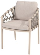 Piacenza dining tuinstoel latte Taste 4SO