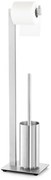 Zack LINEA Toiletbutler - 73x15x18cm - vrijstaand - mat gesatineerd RVS 40382