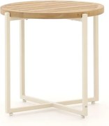 Loungetafel Apple Bee | Rond  | Tuintafel Teakhout | Ø54cm | Kees Smit Tuinmeubelen
